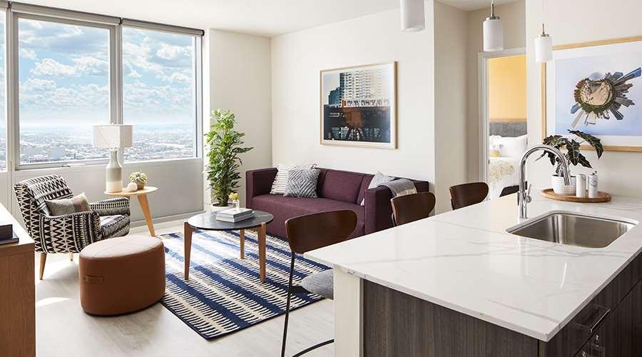 Aparthotel Sentral Michigan Avenue Chicago Zimmer foto Interior of a typical apartment