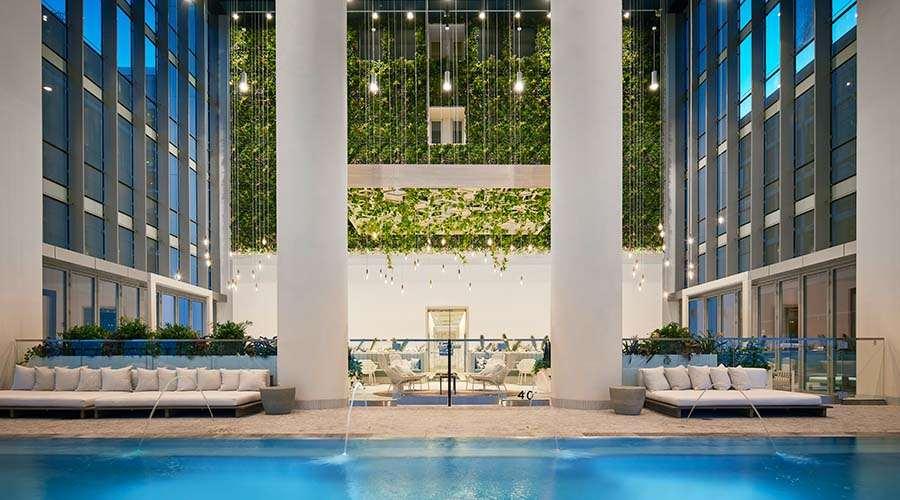 Aparthotel Sentral Michigan Avenue Chicago Exterior foto The pool at the Ritz-Carlton, Melbourne