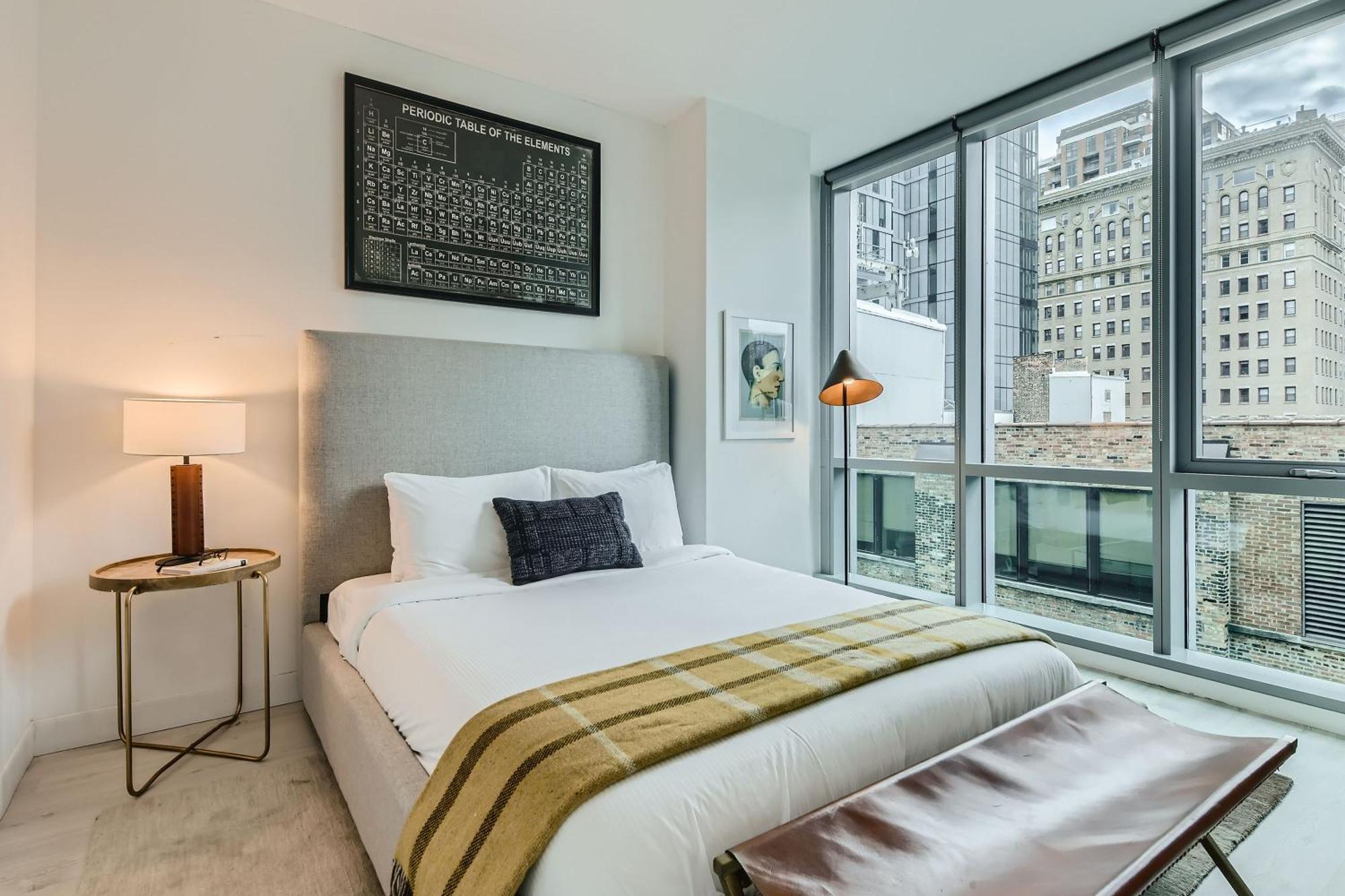 Aparthotel Sentral Michigan Avenue Chicago Zimmer foto A bedroom